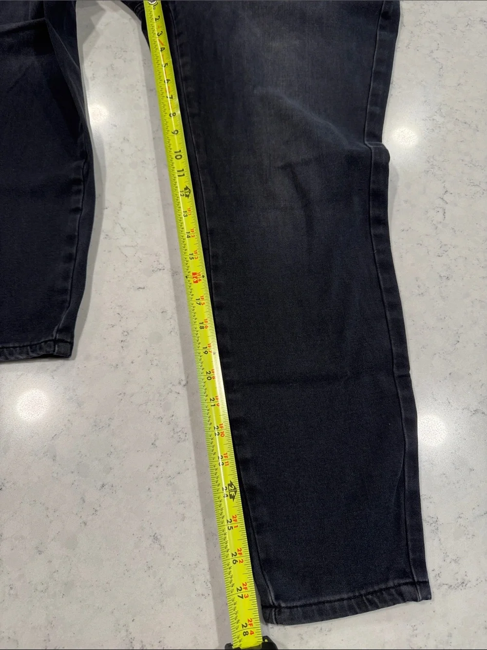 Judy Blue Dark Gray Faded Black Women's 14W Denim Jeans Skinny Fit Stretchy